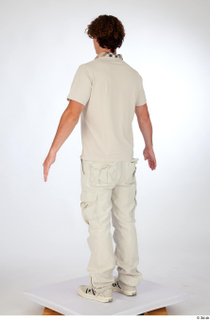 Lyle a-pose beige cargo pants beige polo t shirt beige…